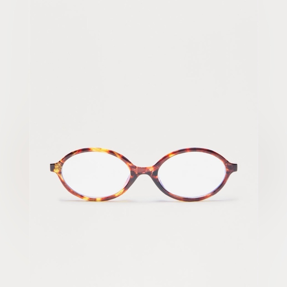 FASHION NOVA Tortoise Shell Women's Round Blue Light Glasses OS